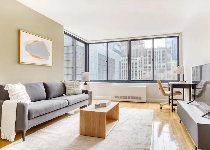 Midtown 1Br W Dm Elevator Gym Nr Times Sq Nyc-798