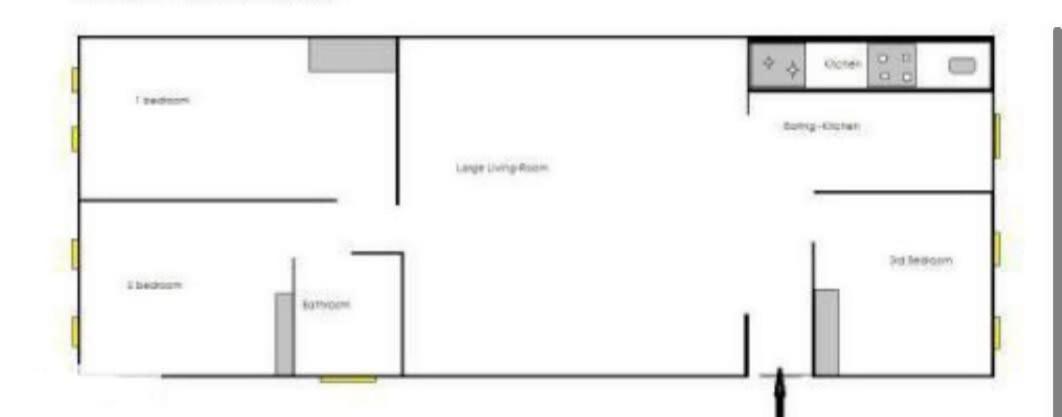 39-3 Newly Renovated 3 Bedroom Prime Midtown Sleeps 6 Apartment *