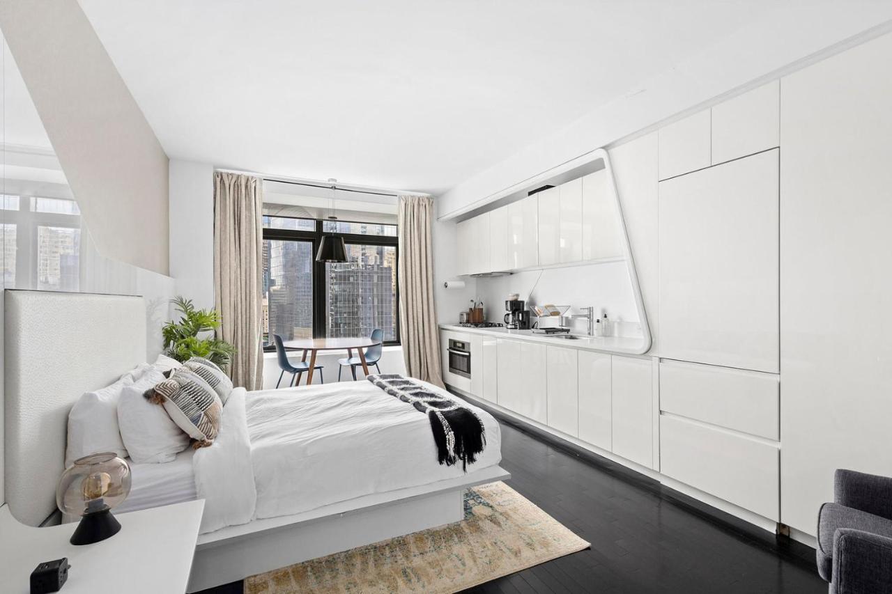 Financial District Studio W Wd Gym Elevator Nyc-1359 *