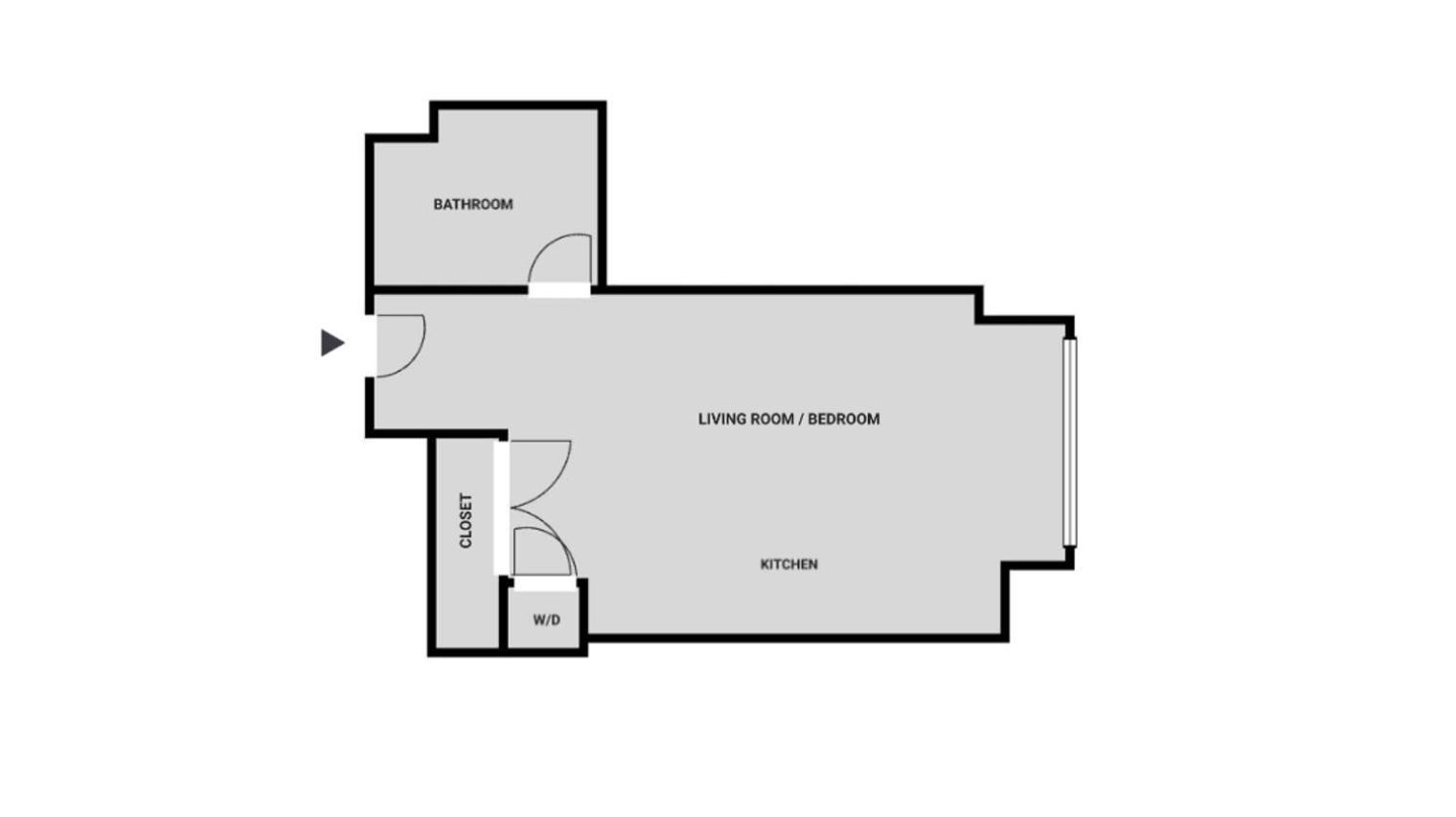 Apartment Financial District Studio W Wd Gym Elevator Nyc-1359 New York