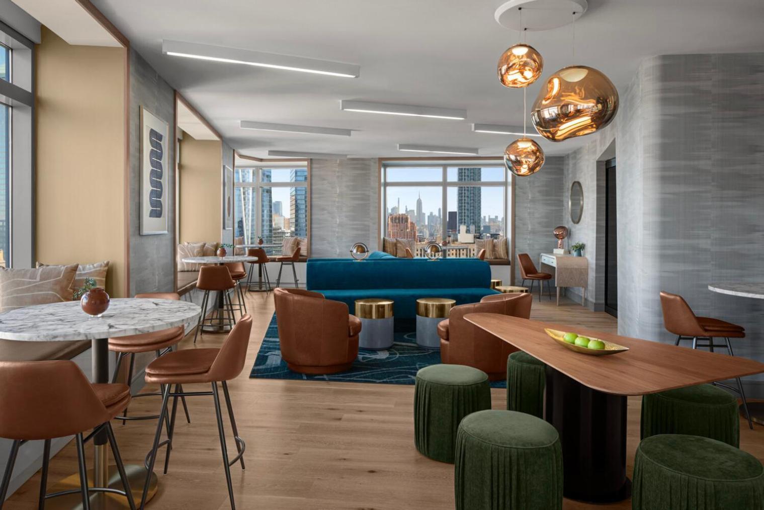 Financial District Studio W Wd Gym Elevator Nyc-1359 New York