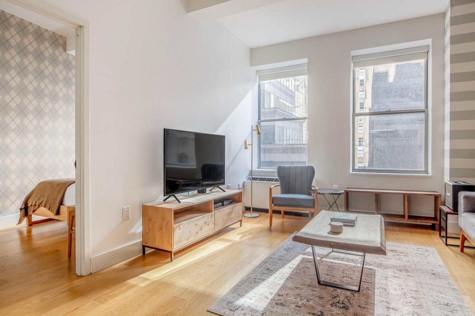 Fidi 1br W Luxury Gym Doorman Rooftop Nyc-13 New York