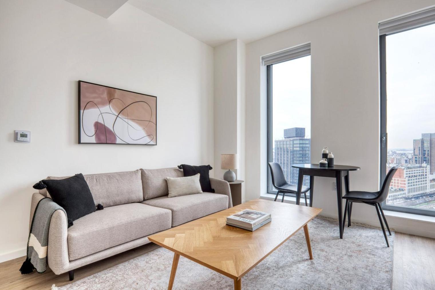 Apartment Clinton Hill 1br W Wd Gym Pool Nr Bam Nyc-972 *